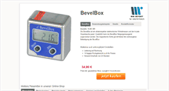 Desktop Screenshot of bevelbox.de