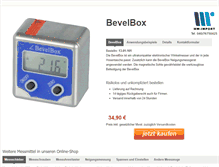 Tablet Screenshot of bevelbox.de